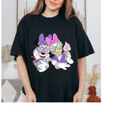 disney mickey mouse and daisy duck friend ice cream summer shirt unisex tee adult t-shirt kid shirt long sleeve hoodie