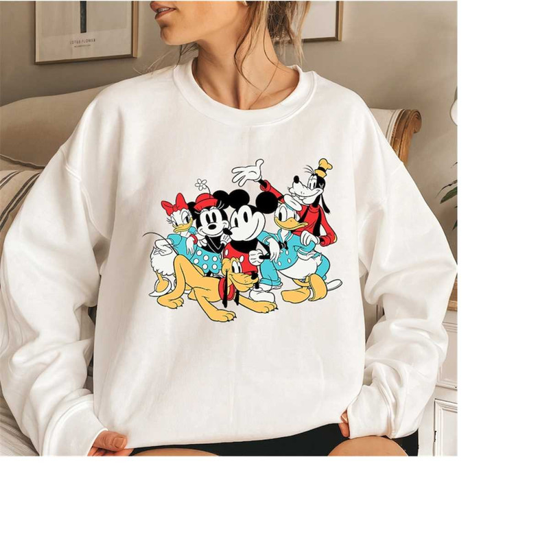 Disney Mickey Mouse and Friends Group Characters Disneyland Family Matching Shirt, Magic Kingdom Tee, WDW Epcot Theme Pa.jpg