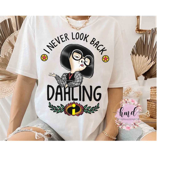 Disney Pixar Incredibles Edna Darling Graphic Shirt, WDW Magic Kingdom Holiday Unisex T-shirt Family Birthday Gift Adult.jpg