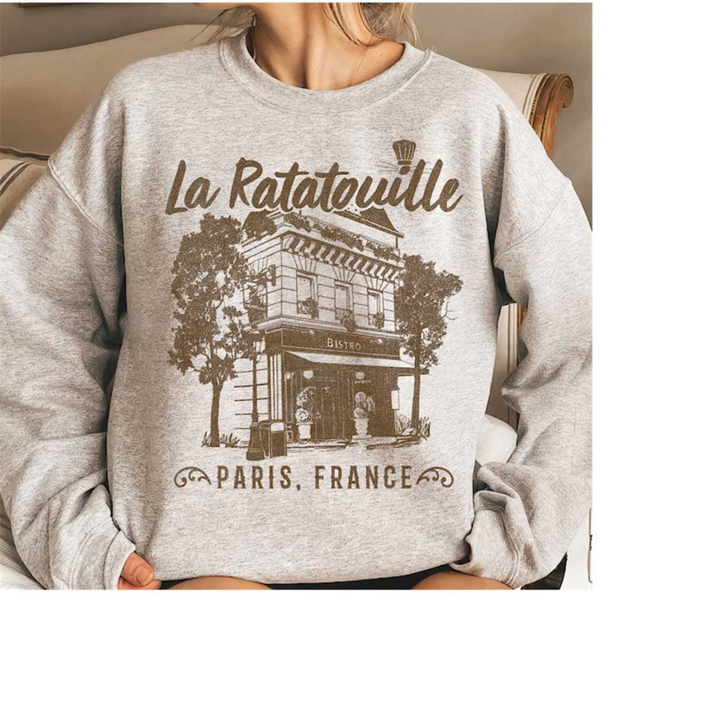 Disney Pixar Ratatouille Paris, France Vintage Restaurant T-Shirt, Disneyland Vacation Trip, Matching Family Shirt, Magi.jpg