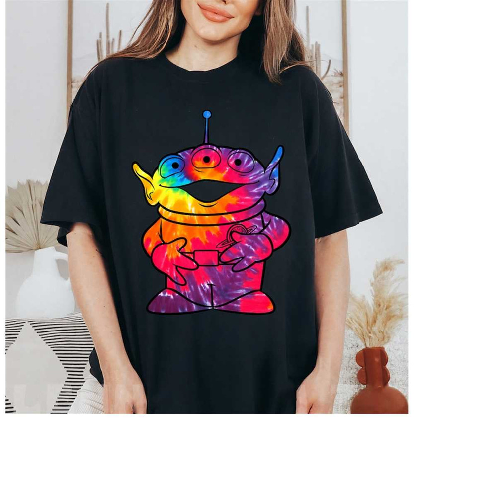 Disney Pixar Toy Story Tie-Dye Alien Portrait T-Shirt, Toy Story Aliens Shirt, WDW Disneyland Matching Family Shirt, Mag.jpg