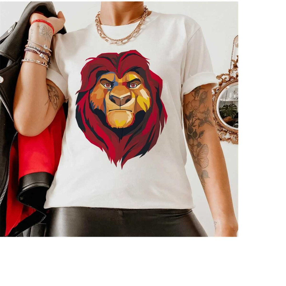 Disney The Lion King Simba Big Face Shirt, Simba Portrait Tee, Disneyland Family Matching Shirt, Magic Kingdom, WDW Epco.jpg