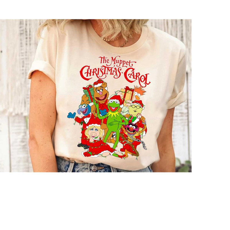 Disney The Muppet Christmas Carol Santa Costume Shirt, Kermit Miss Piggy Gonzo Tee, Christmas Vibes Sweatshirt, Disneyla.jpg