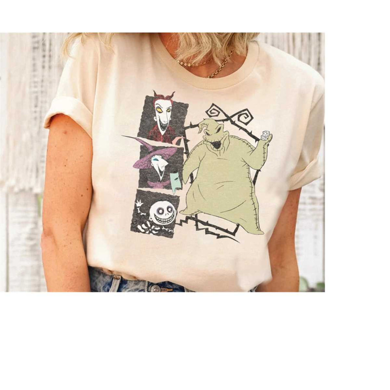 Disney The Nightmare Before Christmas Oogie Boogie T-Shirt, Lock Shock Barrel Halloween Tee, Disneyland Halloween Matchi.jpg