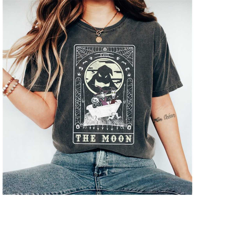 Disney The Nightmare Before Christmas Oogie Boogie The Moon Card T-Shirt, Lock Shock Barrel Halloween, Disneyland Hallow.jpg