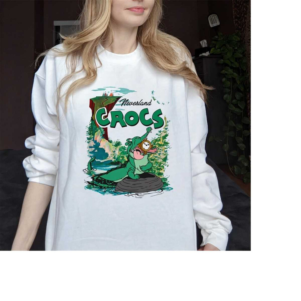 Disney Tick-Tock the Crocodile Neverland Shirt, Disney Peter Pan T-shirt, WDW Disneyland Matching Family Shirt, Magic Ki.jpg