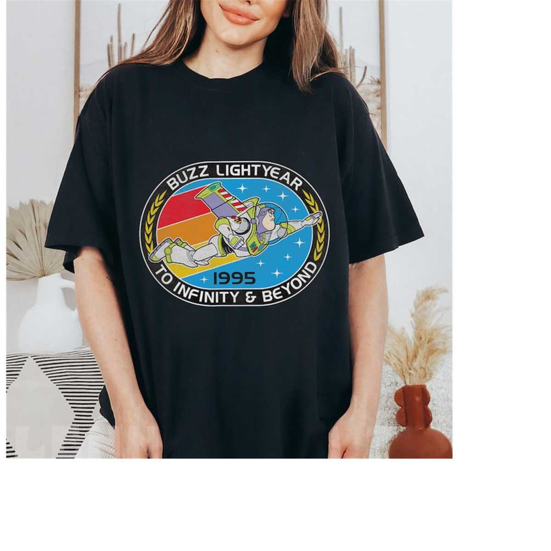 Disney Toy Story Buzz Lightyear To Infinity Badge T-Shirt, Disneyland Family Matching Shirt, Magic Kingdom Tee, WDW Epco.jpg