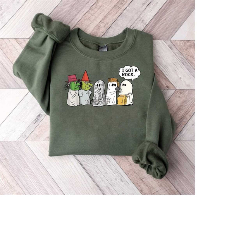 I Got a Rock Halloween Sweatshirt, Cute Fall Sweater,Womens Ghost Sweatshirt, Funny Halloween Sweatshirt, Funny Ghost Te.jpg