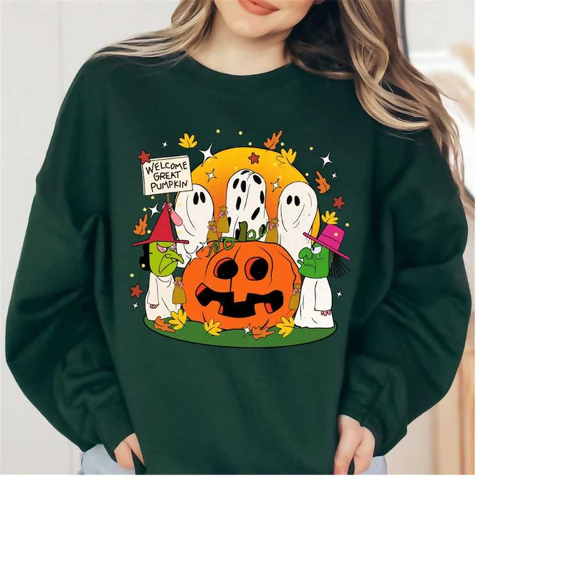 I Got a Rock Halloween Sweatshirt, I Got A Rock Charlie Brown shirt, Halloween Sweatshirt, Cute Little Ghost sweatshirt,.jpg