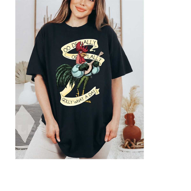 Disney Alan-A-Dale Rooster Robin Hood Shirt, Retro Robin Hood Shirt, Walt Disney World Tee, Disneyland Park T-shirt, Dis.jpg