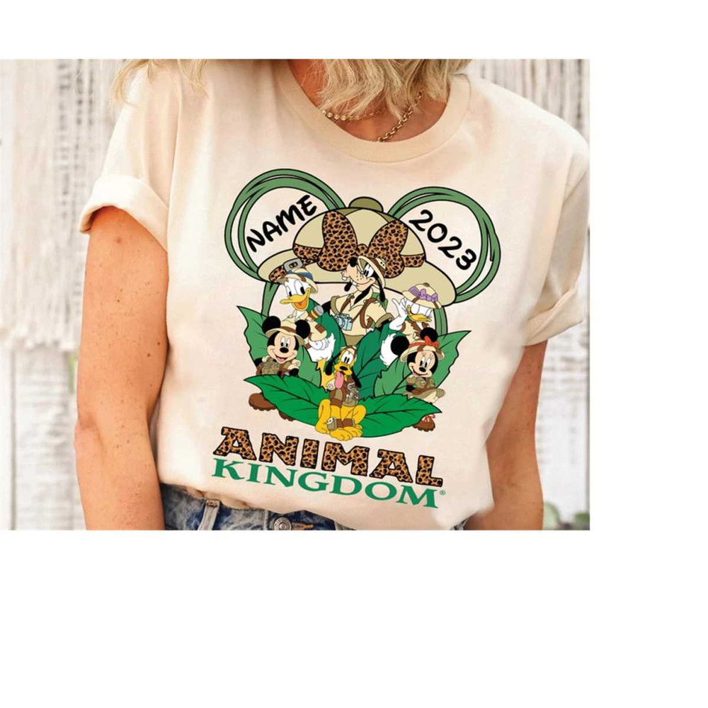 Disney Animal Kingdom Shirts, Animal Kingdom Custom Name Shirts, Mickey and Friends Safari Family Matching Shirts, Disne.jpg