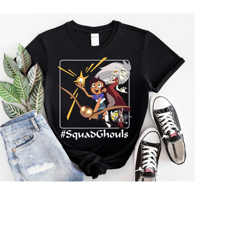 Disney Channel The Owl House SquadGhouls T-Shirt, Magic Kingdom Tee, Disneyland Family Matching Shirts, Disney World Tri.jpg
