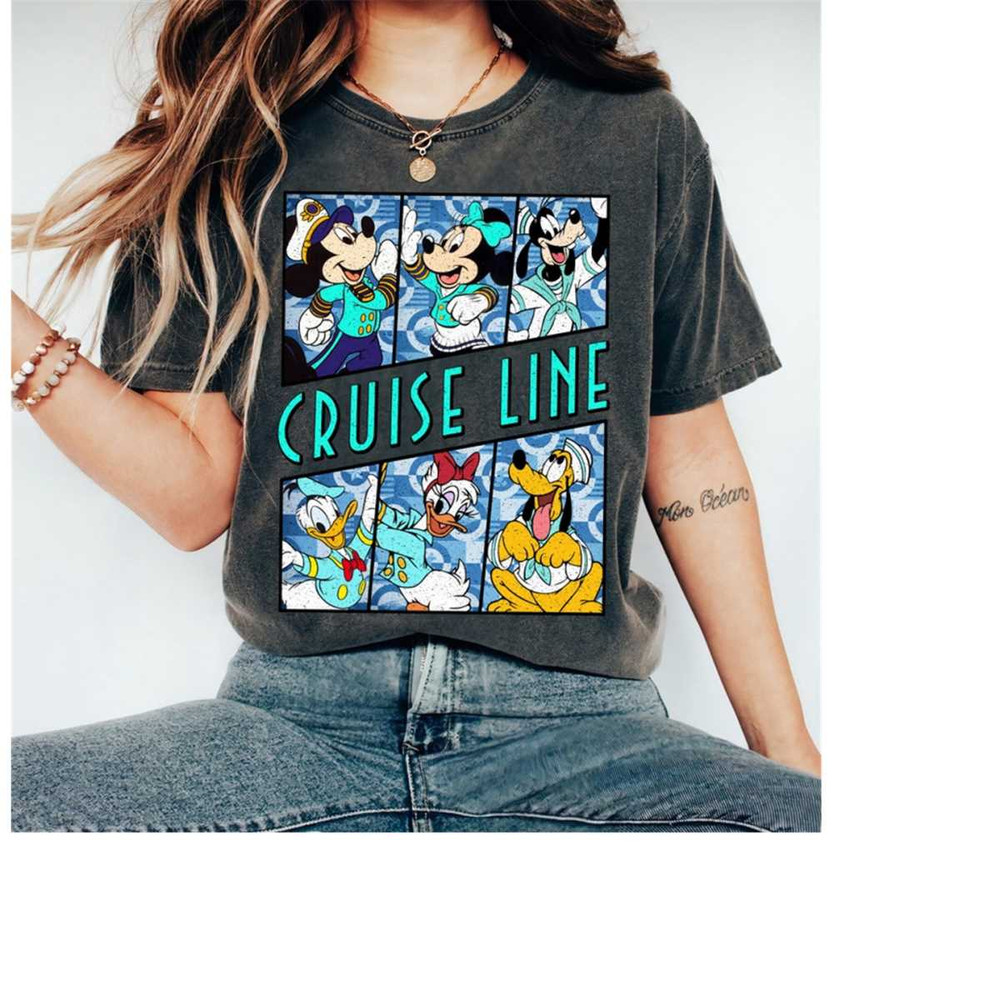 Disney Cruise Line 25th Silver Anniversary At Sea Shirt, Captain Mickey And Friends Best Cruise Ever T-shirt, Cruise Sum.jpg