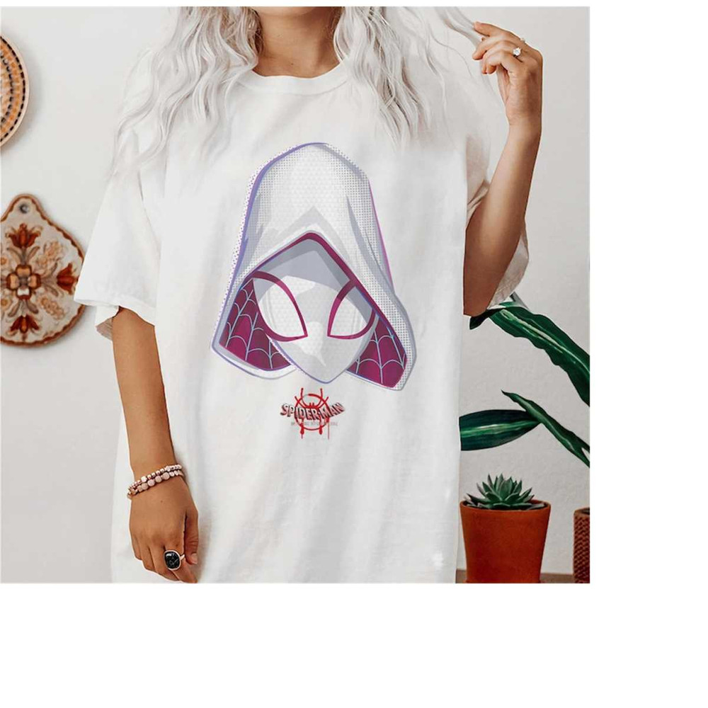 Marvel Spider-Gwen Spiderverse Mask Graphic Spider Man Shirt, Disneyland Family Matching Shirt, Magic Kingdom Tee,WDW Ep.jpg