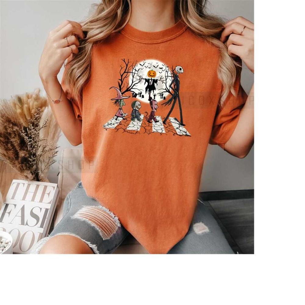 Nightmare On Main Street Shirt, Jack Skellington T-shirt, Lock Shock & Barrel, Halloween Party 2023, Halloween Shirt, Ha.jpg