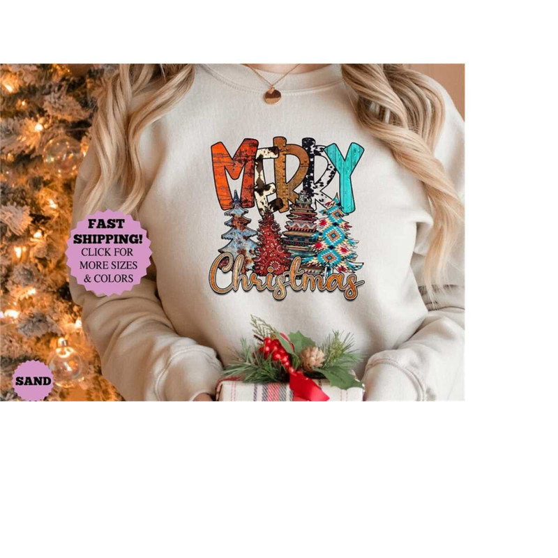 Christmas Women Shirt, Merry Christmas Y'all Shirt, Leopard Print Christmas Shirt,Holiday Shirt, Cute Christmas Tee, Ch.jpg