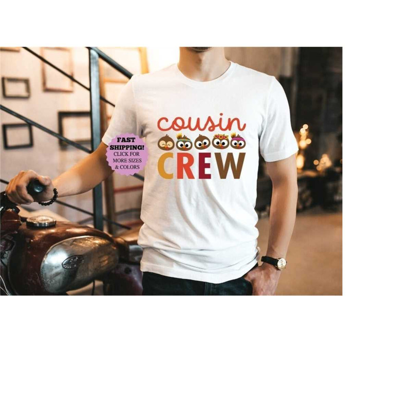 Cousin Crew Turkey shirts, Cousin Crew Thanksgiving Shirts, Thanksgiving shirt, Thanksgiving Kids Shirts, Cousin Crew, T.jpg