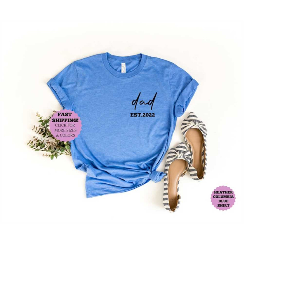 Dad Est Shirt, Daddy Shirt, Dad Life Tee ,Dad Pocket Tee New Dad T-Shirt, Dad Shirt, Fathers Day Shirt, Fathers Day Gift.jpg