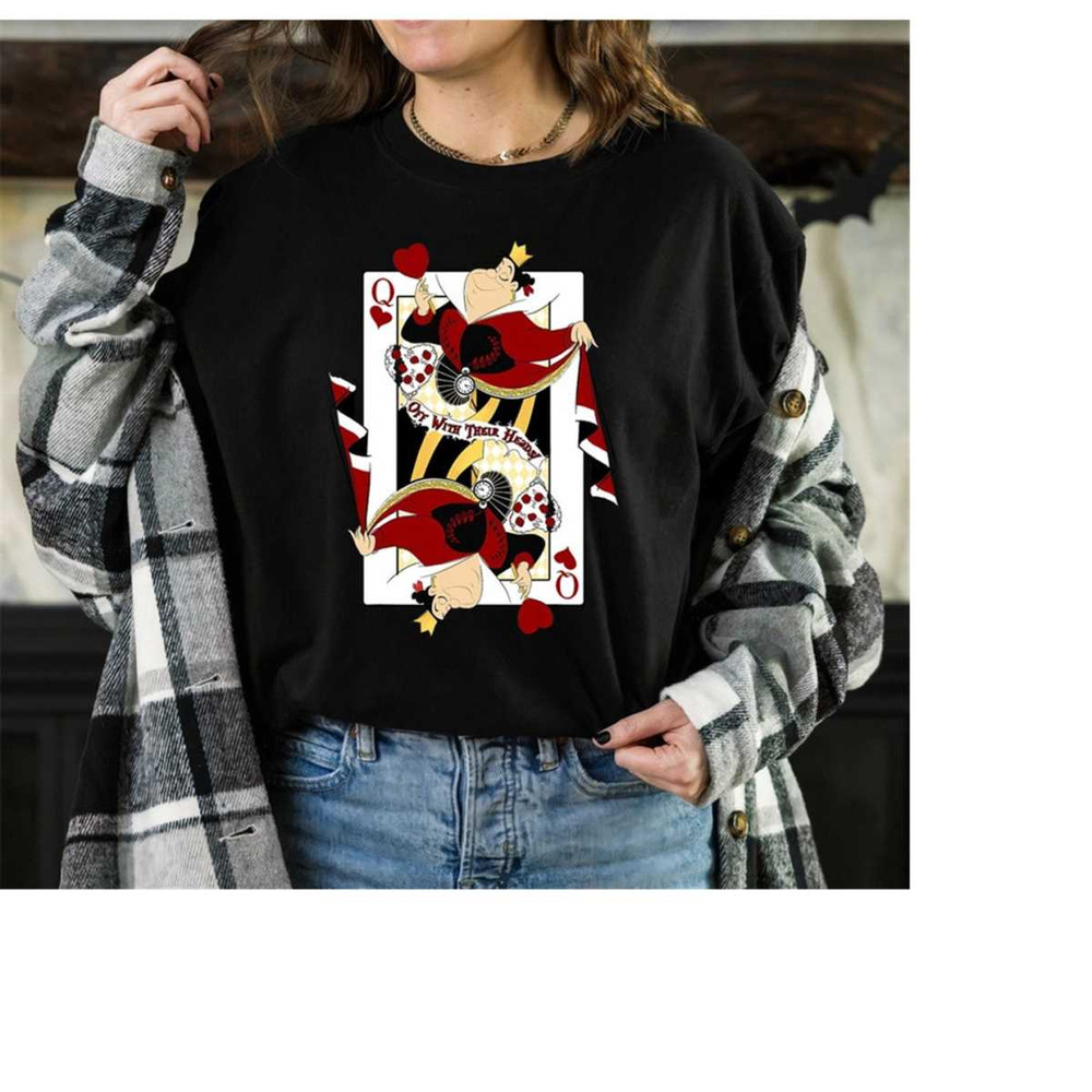 Disney Alice In Wonderland Queen Of Hearts Playing Card T-Shirt Disneyland Vacation Matching Shirt, WDW Trip Shirts, Mag.jpg