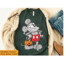 disney mickey mouse mummy halloween tshirt, mickey ghost pumpkin tshirt, mickeys not so scary halloween party family