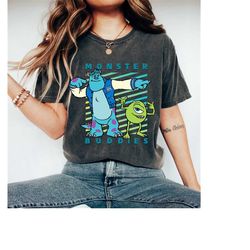 disney pixar sulley and mike wazowski monster buddies tshirt, disneyland vacation trip gift shirt, disneyland holiday t