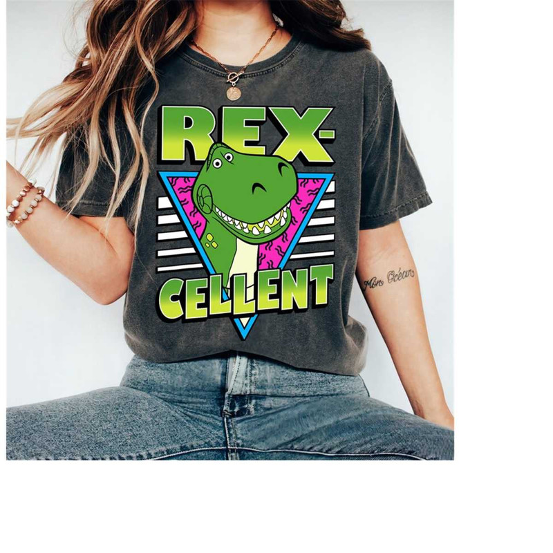 Disney Pixar Toy Story 4 Retro Rex-cellent Portrait T-Shirt, Magic Kingdom Shirt, Disneyland Family Matching Shirts, Dis.jpg