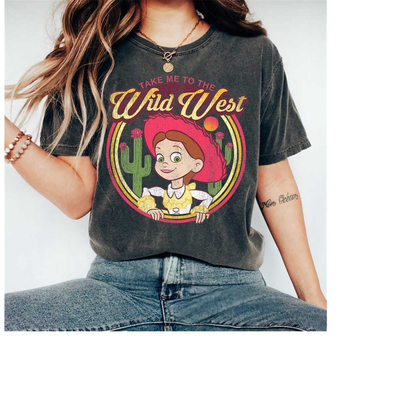 Disney Pixar Toy Story Jessie Take Me To The Wild West T-Shirt, Magic Kingdom Shirt, Disneyland Family Matching Shirts,.jpg