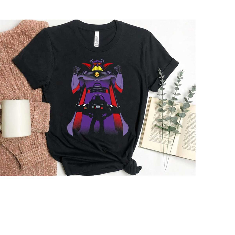 Disney Pixar Toy Story Zurg Behind Buzz Lightyear T-Shirt, Zurg Tee,Disneyland Vacation Family Trip Vacation Gift Unisex.jpg