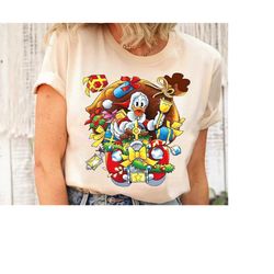 disney santa donald duck merry quackmas shirt, donald christmas lights presents,mickeys very merry xmas,disneyland chri