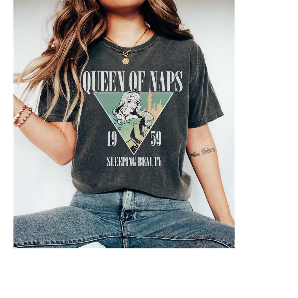 Disney Sleeping Beauty Nap Queen 1959 Graphic Shirt, Aurora Shirt, Disneyland Family Matching Shirt, Magic Kingdom Tee,.jpg