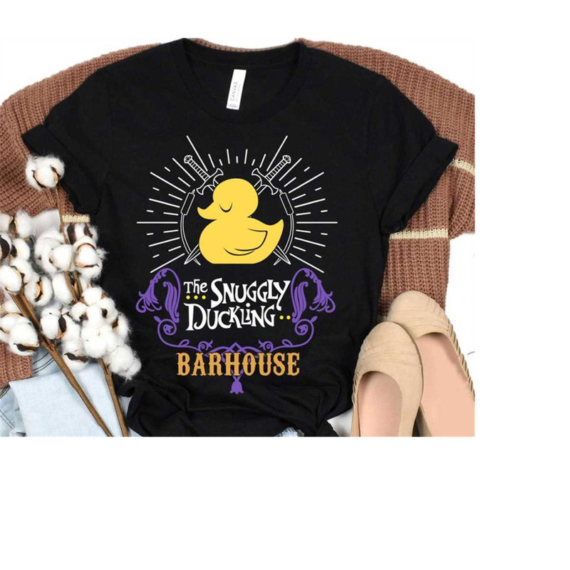Disney Tangled Rapunzel Portrait Shirt, The Snuggly Duckling Barhouse Shirt, Disneyland Family Matching Shirts, Disney W.jpg