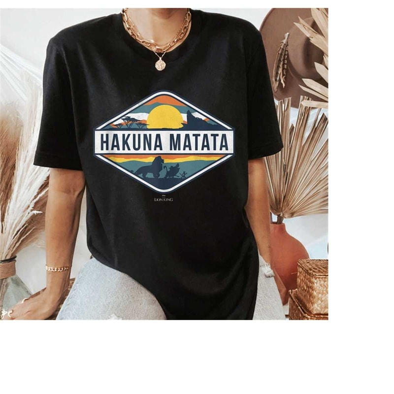 Disney The Lion King Hakuna Matata Diamond Logo Shirt, Animal Kingdom Shirt, Lion King Shirt, Disneyland Disney Family M.jpg