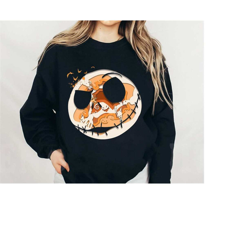 Disney The Nightmare Before Christmas Jack Paper Cut Fill Shirt, Jack Skellington Halloween Tee, Disneyland Halloween Ma.jpg