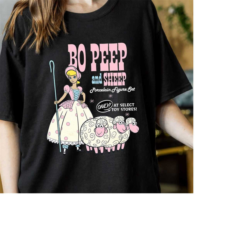 Disney Toy Story 4 Bo Peep and Sheep Advertisement T-Shirt, Magic Kingdom,Disneyland Family Trip Vacation Gift Unisex T-.jpg