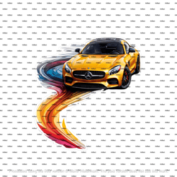 Yellow Mercedes Png Download