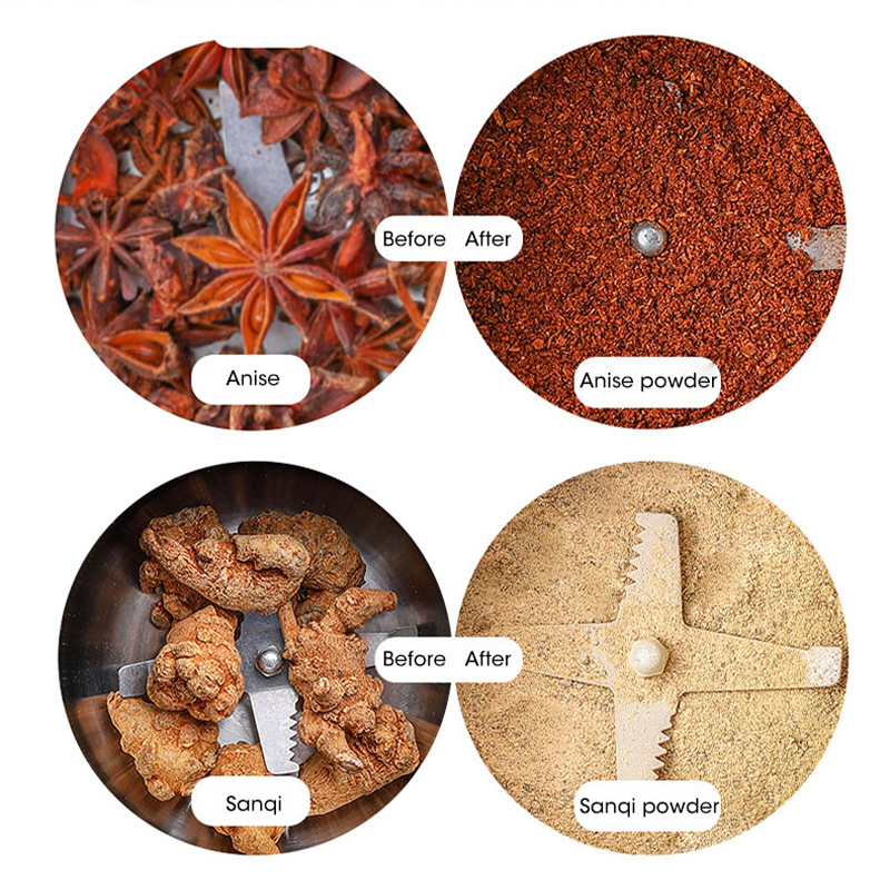 Kitchen Grinder for Cereal Nuts Beans Spices Grains, Electric Coffee Grinder Multifunctional Home Coffee Grinder Machine