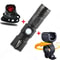 3 In 1 Lumen Bike Bicycle Light USB Rechargeable LED Waterproof Super Bright Zoom Headlight Rear Cy 8