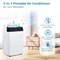 Portable Air Conditioners, Quiet Room AC Unit with Fan, Dehumidifier, Sleep Mode, Remote Control for Home