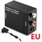 Analog Digital Fiber Toslink Coaxial Audio Converter, RCA to Optical Toslink Adapter, ADC Analog To Digital Audio Conver