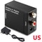 Analog Digital Fiber Toslink Coaxial Audio Converter, RCA to Optical Toslink Adapter, ADC Analog To Digital Audio Conver