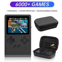 retro portable handheld game player 3 inch video console with games, sfc md gba tv game console av output