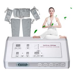 far-infrared ray heating air pressure slimming suit, pressotherapy body contouring weight loss spa machine for detox