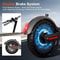 Smart Electric Scooter 350W 19mph Shock Absorbing Anti Skid 85 Inch Folding Waterproof Lightweight 2