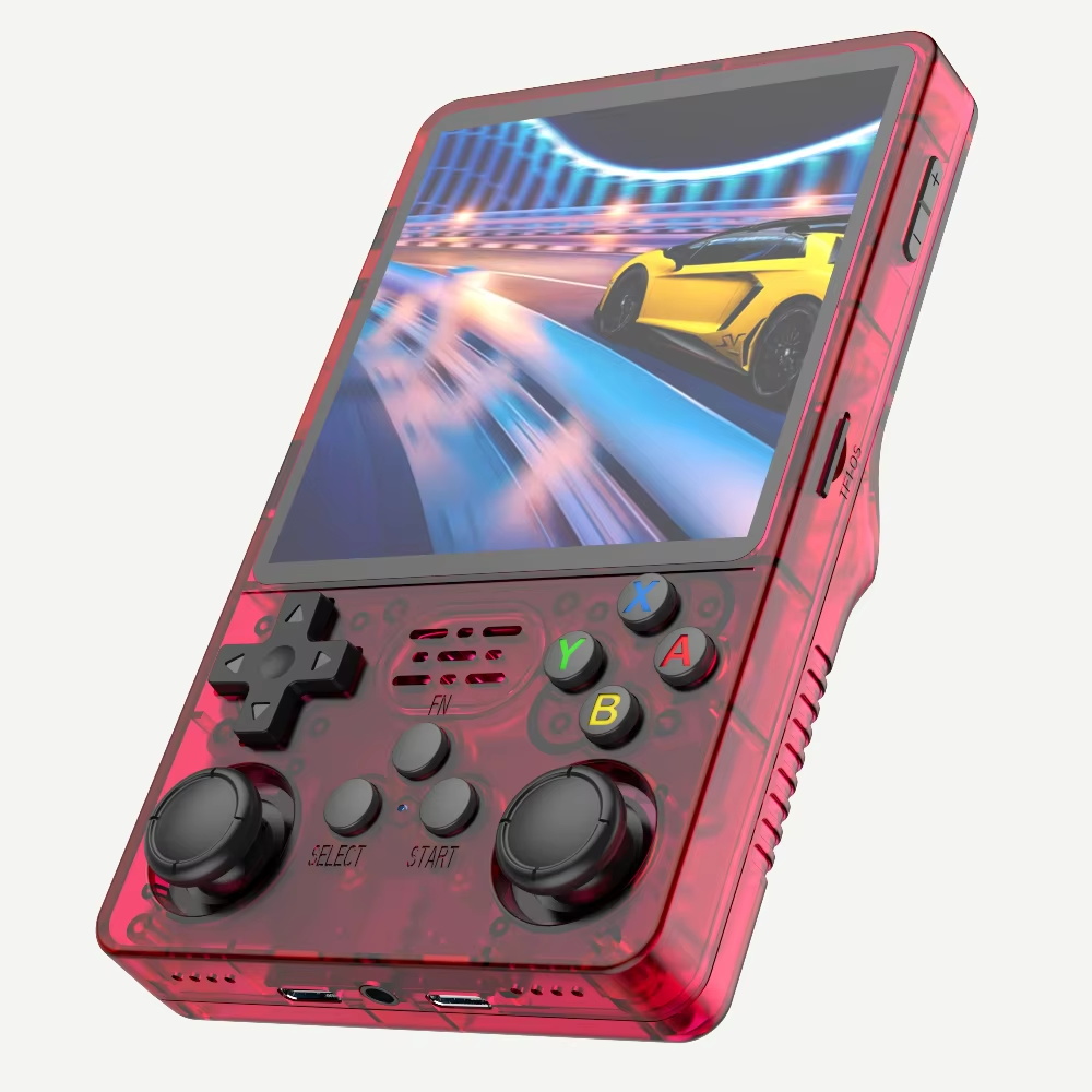 R36S Plus Portable Retro Handheld Game Console, 3.5-inch IPS Screen, Linux System, 64GB WiFi, Classic Game Console Video