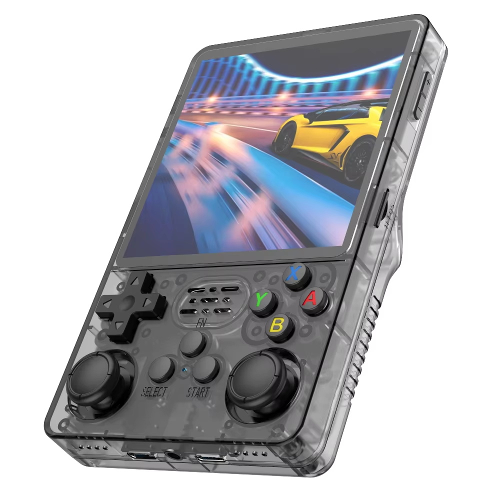 R36S Plus Portable Retro Handheld Game Console, 3.5-inch IPS Screen, Linux System, 64GB WiFi, Classic Game Console Video