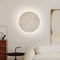 Round Natural Stone Wall Lamp Bedside Dining Room Art Decor Sconce Lighting 3000K Modern Atmosphere 0