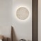Round Natural Stone Wall Lamp Bedside Dining Room Art Decor Sconce Lighting 3000K Modern Atmosphere 1