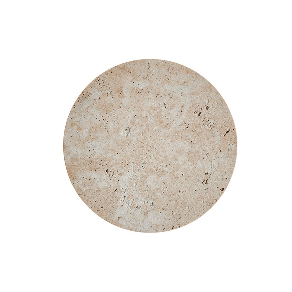 Round Natural Stone Wall Lamp Bedside Dining Room Art Decor Sconce Lighting 3000K Modern Atmosphere 5