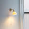 Ceramic Copper Arm Wall Lamp, Beside Pull Chain Switch for Bedroom Bathroom Stair, Japan Style Nordic Modern Wandlamp