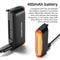 Bicycle Light Magnetic Smart Tail Light, 400mAh LED Lamp, Type-C Recharge, 7 Modes Intelligent Brake Sensor